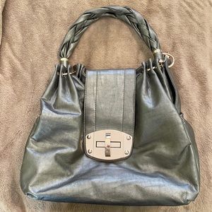 Charming Charlie Silver Handbag